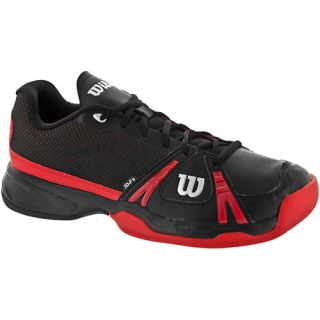 Wilson Rush Wilson Mens Tennis Shoes Black/Red