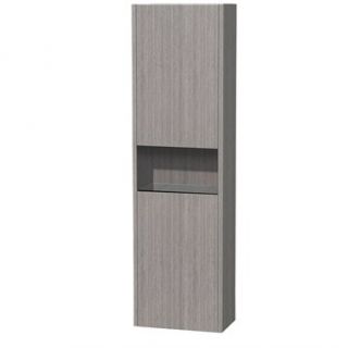 Diana Wall Cabinet by Wyndham Collection   Gray Oak