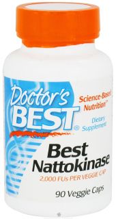 Doctors Best   Best Nattokinase 2000 FU   90 Vegetarian Capsules