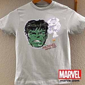 Personalized Marvel Superhero Portrait T Shirts   Spiderman, Wolverine, Iron Ma