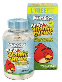 Natrol   Angry Birds Kids Vitamin Chews   180 Chewable Tablets
