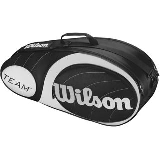 Wilson Team 6 Pack Bag Black/Silver Wilson Tennis Bags