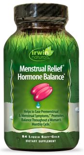 Irwin Naturals   Menstrual Relief Hormone Balance   84 Liqui Caps
