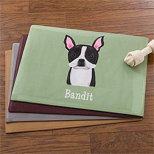 Personalized Dog Breed Meal Mats