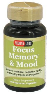 Sedona Labs   Focus Memory & Mood Formula   60 Vegetarian Capsules