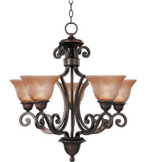 Symphony 5 Light Chandeliers in Oil Rubbed Bronze 11244SAOI