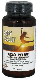 Body Rescue   Acid Relief Alkaline Booster   60 Capsules
