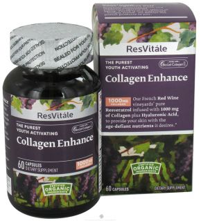 ResVitale   Collagen Enhance 1000 mg.   60 Vegetarian Capsules