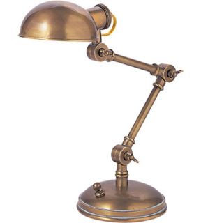 E.F. Chapman Pixie 1 Light Desk Lamps in Hand Rubbed Antique Brass SL3025HAB