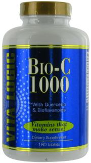 Vita Logic   Bio C 1000 With Quercetin & Bioflavonoids 1000 mg.   180 Tablets
