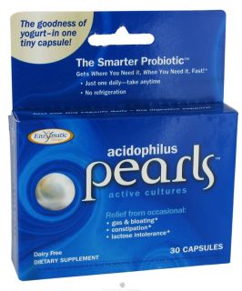 Enzymatic Therapy   Acidophilus Pearls Active Cultures   30 Capsules