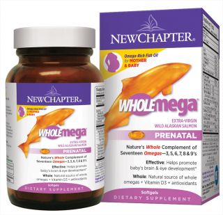 New Chapter   Wholemega Prenatal Fish Oil 500 mg.   90 Softgels