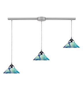 Refraction 3 Light Pendants in Polished Chrome 1477/3L CAR