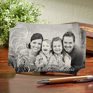 Personalized Photo Tabletop Plaque   Family Bond