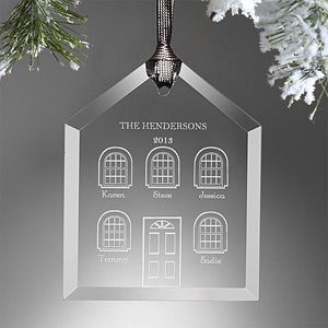 Personalized Christmas Ornaments   Home Sweet Home