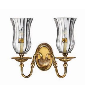 Cambridge 2 Light Wall Sconces in Burnished Brass 4642BB