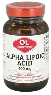 Olympian Labs   Alpha Lipoic Acid 400 mg.   60 Vegetarian Capsules