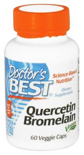 Doctors Best   Quercetin Bromelain Vegan Circulatory Support   60 Vegetarian Capsules