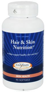 Enzymatic Therapy   Hair & Skin Nutrition   90 Softgels