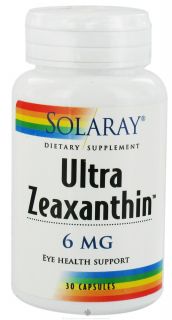 Solaray   Ultra Zeaxanthin 6 mg.   30 Capsules