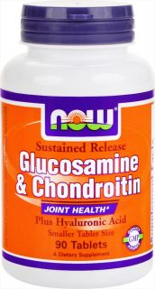 NOW Foods   Glucosamine and Chondroitin Sustained Release Joint Health   90 Tablets