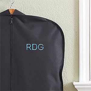 Personalized Garment Bags   Block Monogram