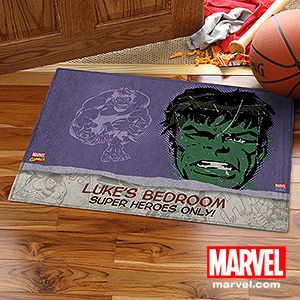 Personalized Marvel Superhero Doormats   Spiderman, Wolverine, Iron Man, Thor