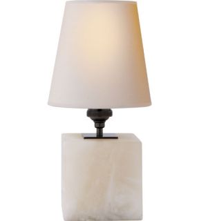 Thomas Obrien Terri 1 Light Table Lamps in Alabaster Natural Stone TOB3020ALB NP