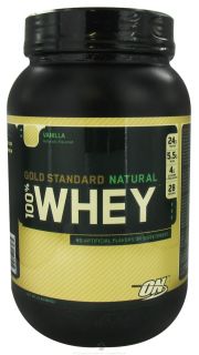 Optimum Nutrition   100% Whey Gold Standard Natural Protein Vanilla   2 lbs.