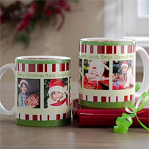 Personalized Christmas Coffee Mugs with Photos