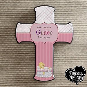 Personalized Christening Wall Cross   Precious Moments