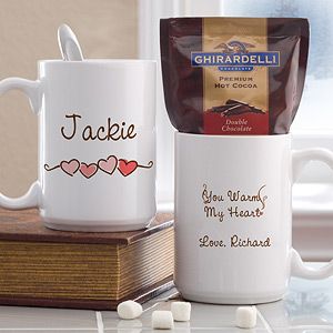 Personalized 15 oz Mug and Hot Cocoa Gift Set