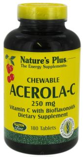 Natures Plus   Acerola C Complex Chewable Vit. C 250 mg.   180 Chewable Tablets