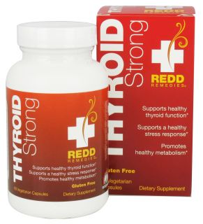 Redd Remedies   Thyroid Strong   60 Vegetarian Capsules