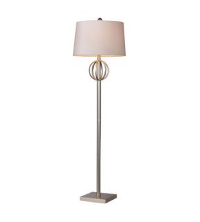 Donora 1 Light Floor Lamps in Silver Leaf D1495