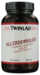 Twinlab   Allerdophilus Lactobacillus Acidophilus   100 Capsules
