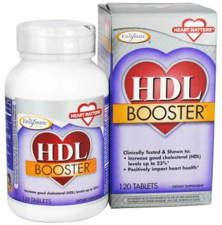 Enzymatic Therapy   HDL Booster   120 Tablets