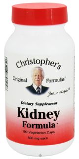 Dr. Christophers Original Formulas   Kidney Formula   100 Vegetarian Capsules
