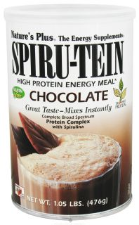 Natures Plus   Spiru Tein High Protein Energy Meal Chocolate   1.05 lbs.