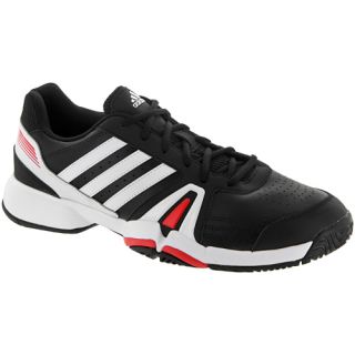 adidas Bercuda 3 adidas Mens Tennis Shoes Black/White/Hi Res Red
