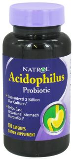 Natrol   Acidophilus 100 mg.   100 Capsules