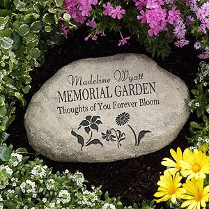 Personalized Memorial Garden Stone