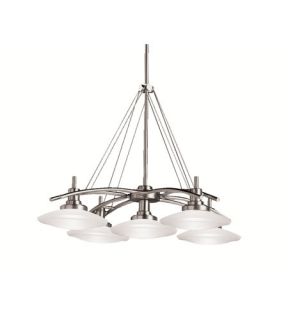 Structures 5 Light Pendants in Brushed Nickel 2055NI
