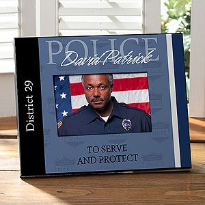 Personalized Police Officer Picture Frame