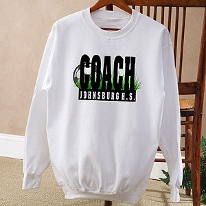 Personalized Soccer Coach Sweatshirt