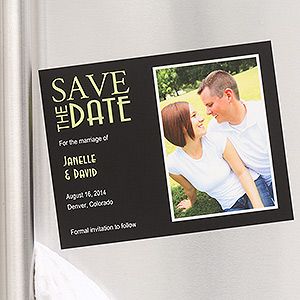 Photo Save The Date Wedding Magnets
