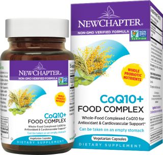 New Chapter   CoQ10+ Food Complex   30 Vegetarian Capsules