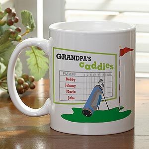 Personalized Golf Coffee Mugs   Favorite Caddies