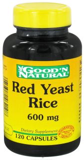 Good N Natural   Red Yeast Rice 600 mg.   120 Capsules