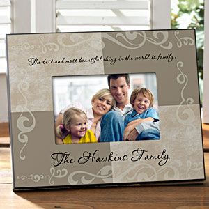 Personalized Picture Frames   Family Name